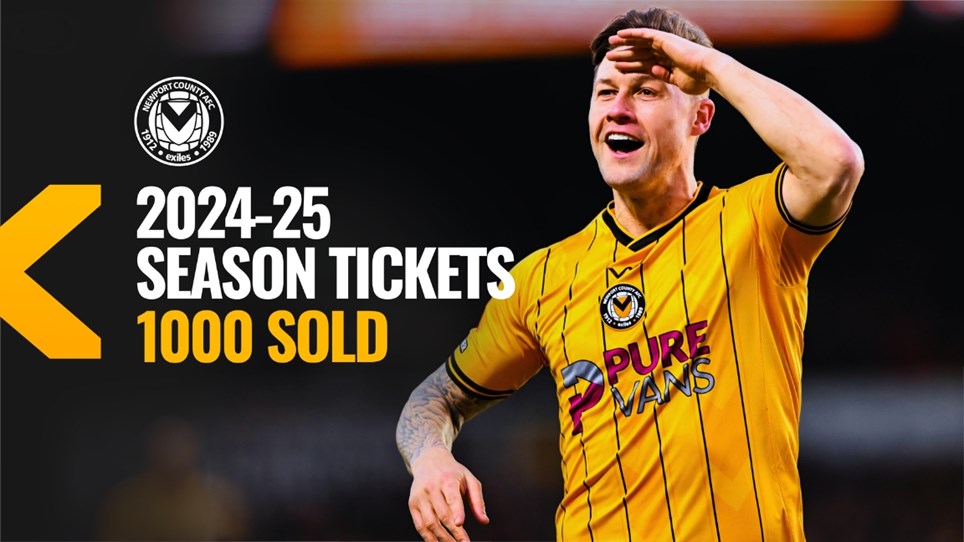1000 Season Tickets Sold